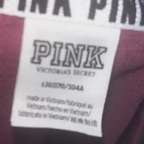 PINK - Victoria's Secret  Women's Sweatshirt Long Sleeve Pink-Plum Size Large