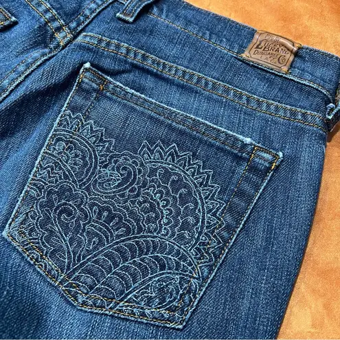 Lucky Brand  Vtg Henna Sweet N Low Embellished bootcut Jeans size 4/27 Made USA
