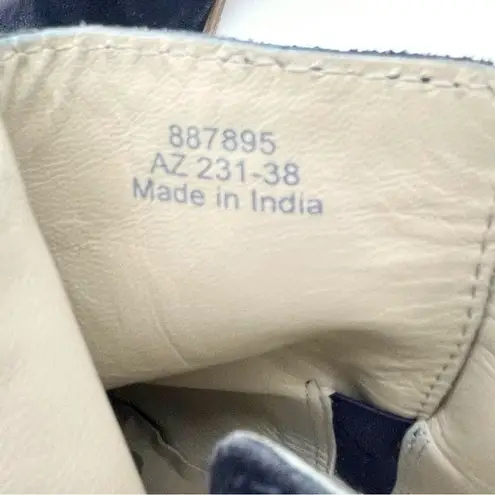 Boden Keira Studded Ankle Booties Ink Dark Navy Suede Women’s Size 38 EU | 7 US Blue