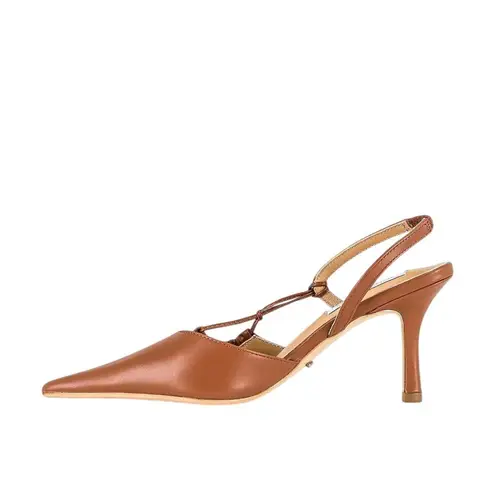 Tony Bianco Sakai Heels in Tan Capretto Leather 6.5 With box Womens Pumps