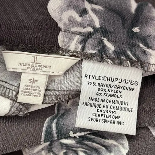 Jules & Leopold Casual Rose Print Skinny Pants - Size S