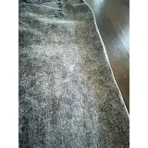 American Bazi Los Angeles Denim Jogger Acid Black Pants Pockets Plus Size 2X