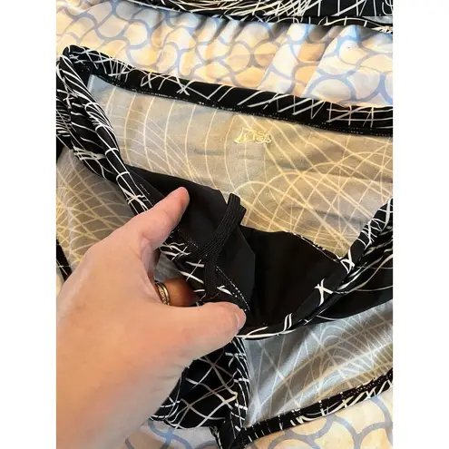 Skirt Sports Skort Tank And Bottom Ladies Size Small Black White Geometric Print