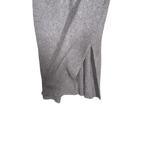 Nordstrom Vici Collection NEW Newtown Mock Neck Knit Midi Dress Sz M MSRP $56 Gray Size M