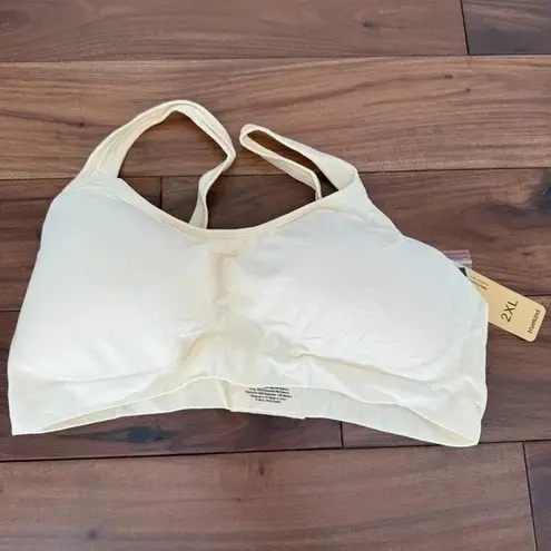 Truekind Daily Comfort Wirefree Shaper Bra 2XL Chai NWT Tan Size XXL
