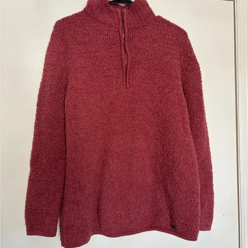 Natural Reflections Soft Maroon Red Zip Up Jacket