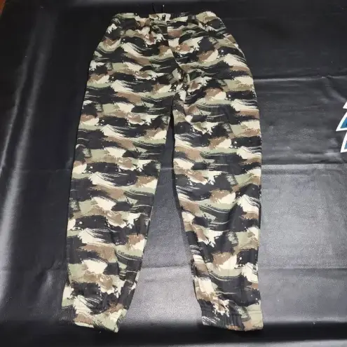 Conspiracy By WESC Camouflage‎ Jogger Pants Mens Large Womens XL Green