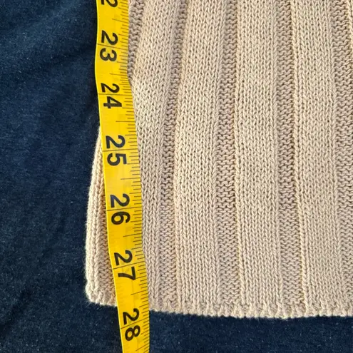 Free People  Beach Tan Ribbed Knit Sweater Pants Size XS EUC