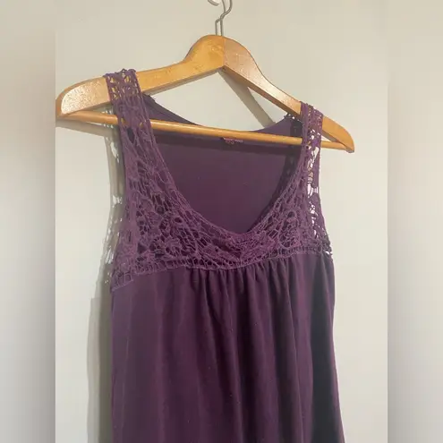 Agenda Dark Purple Tank Top