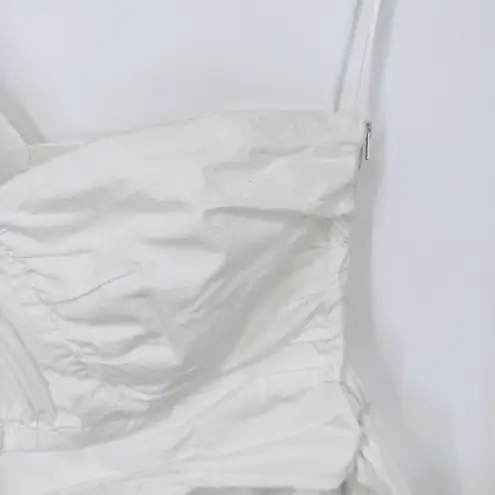 Ashley Park X RTR White One Shoulder Tie Bow Top Sz XL