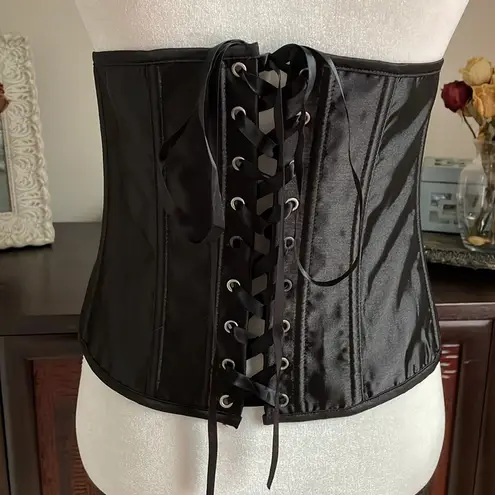 Alivila.Y Fashion Sexy Satin Vintage Underbust Waist Training Corset Black 3XL. Size undefined