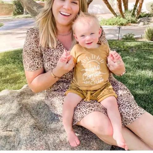 A New Day  LEOPARD PRINT SHORT SLEEVE RUFFLE HEM DRESS size Small NEW - Image 13