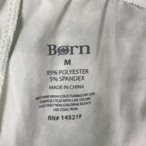 BORN Women's Green & White Print Soft Jogger Athleisure Pants M Size M