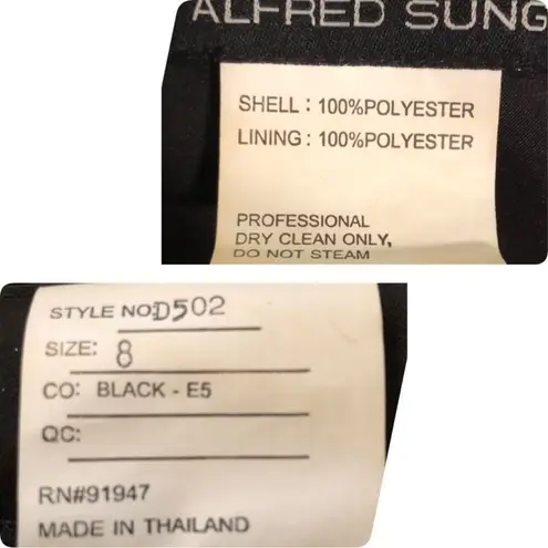 Alfred Sung Bridesmaids/Prom Dress Professionally Altered Original Size 8