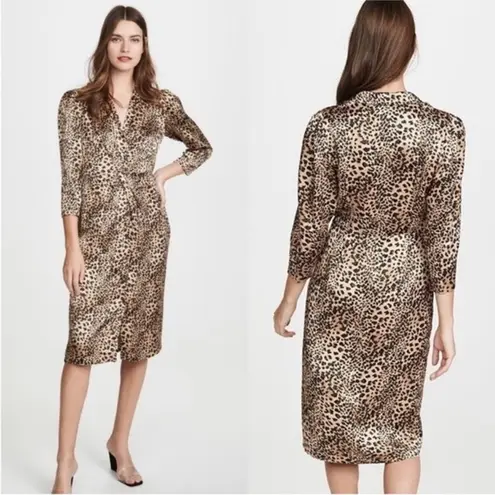 Rebecca Taylor  LYNX HAMMERED SILK DRESS