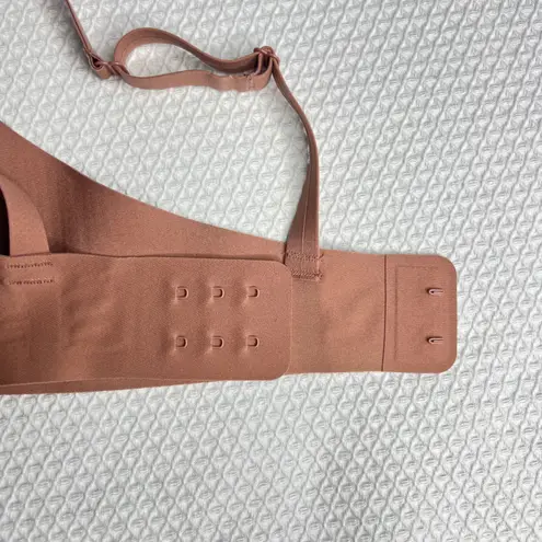 Bombas Women's No Show Plunge Seamless Wireless Bralette Size M Coco Plum - Image 5