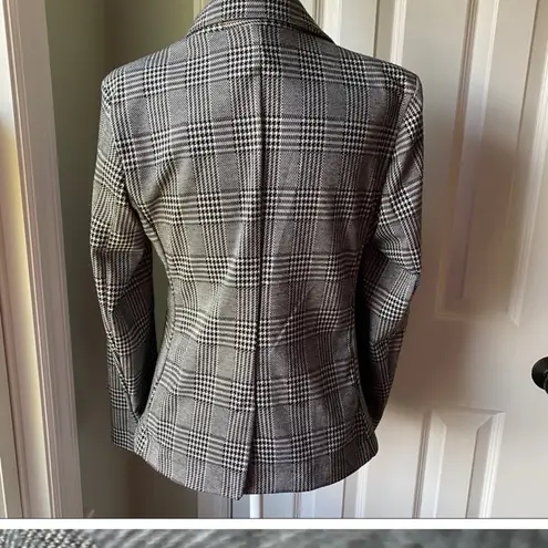 Love Tree  Houndstooth Black and White Jacket M