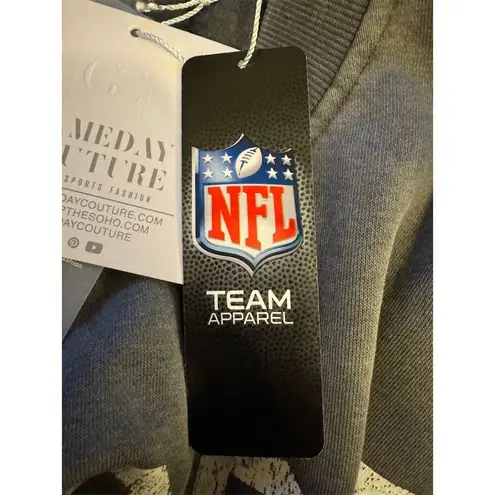 NFL Detroit Lions Gray Crewneck Sweatshirt Size Medium