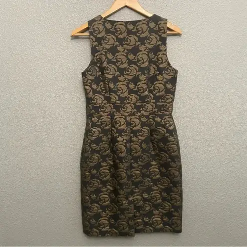 Boden‎ Limited Edition Dark Grey/Gold Rose Detail Size 6 EUC Gray