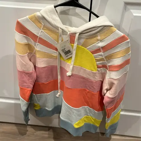 Faherty NWT Soleil Hoodie Sweatshirt Sunset Multi S
