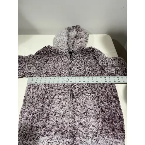 Special One Woman’s Premium Collection Medium Hooded Purple Sherpa Jacket