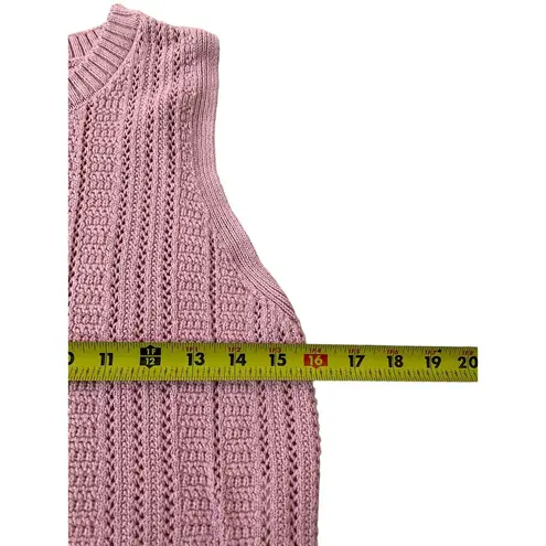 Stradivarius Pink Knit Crop Top Size S (4-13)