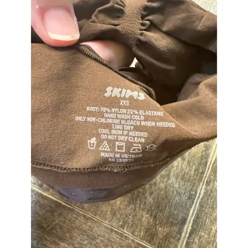 SKIMS Seamless Every Day Sculpt Bralette In Sand Size XXS In Cocoa Brown