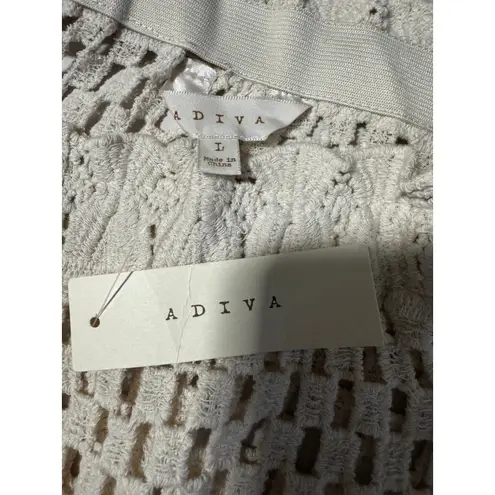 Adiva Crochet Vintage Style Granny Square Skirt in Size Large New With Tags