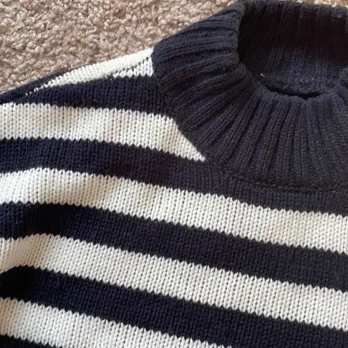 Tommy Hilfiger Tommy Jeans Striped Mock-Neck Sweater