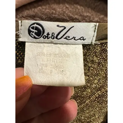 Vintage Boho Chic Patchwork Tapestry Work Coat Large Effortless Artsy Large Gold