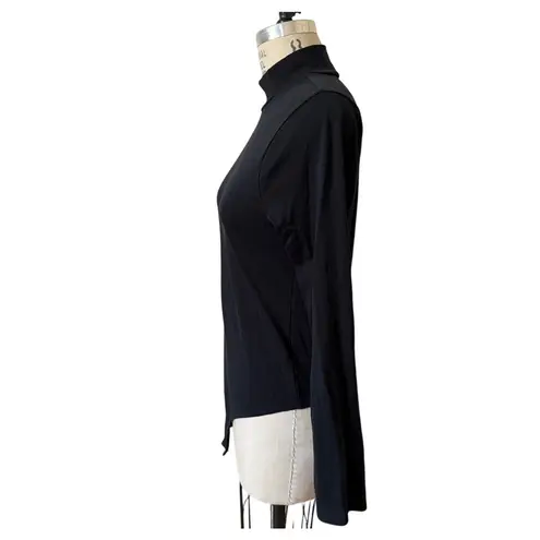 Hill House Mock Neck Long Sleeve Black Bodysuit Size XL X-Large