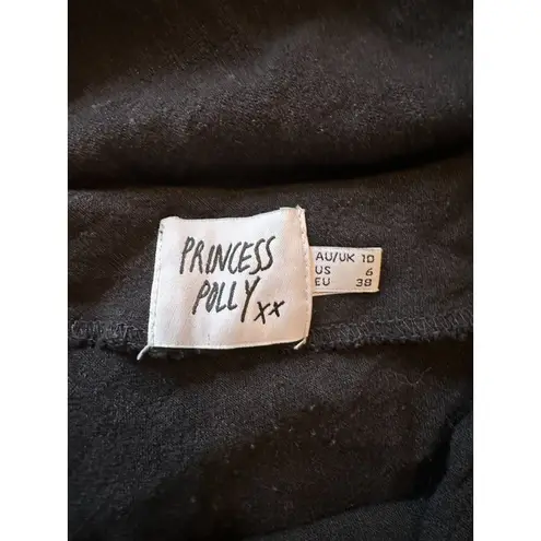 Princess Polly  Black Midi Skirt Size 6