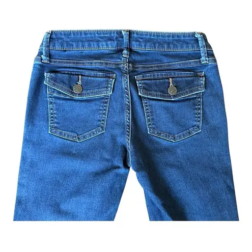 Banana Republic  womens size 25/1 bootcut fit blue denim jeans button poc…​