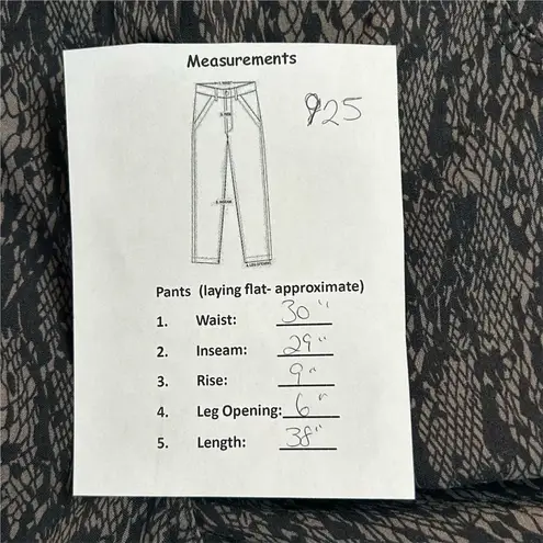 89th & Madison Women's M Snake Skin Print Jeggings Black Stretchy Fit Gray Size M