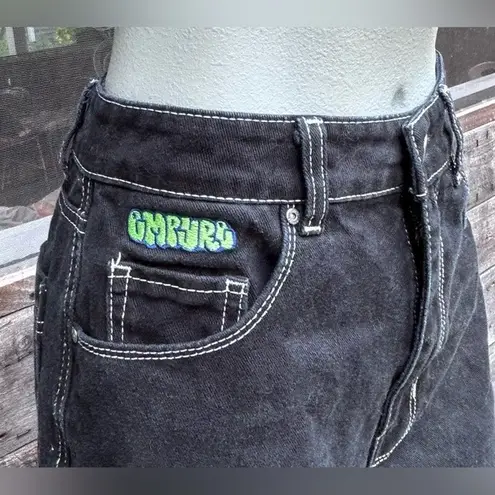 Empyer Vintage 90s Empyre Tori Black Loose Baggy Goth Punk Raver Carpenter Jeans~4~