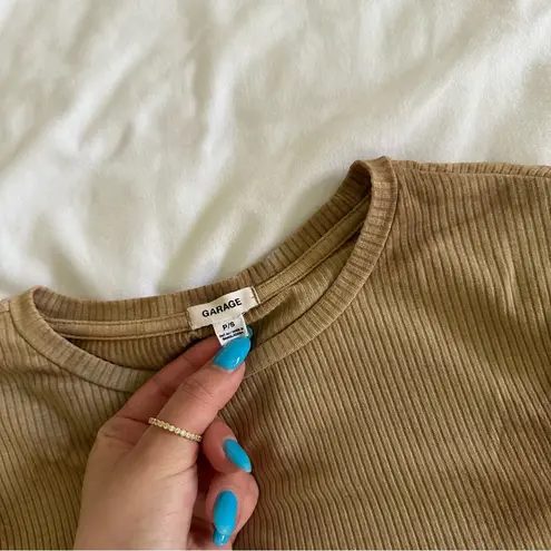 Garage  Tie Dye Long Sleeve Crop T-Shirt