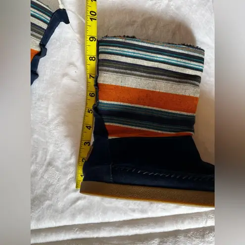  Wrap Boots. Toms Wrap Boots. Blue/ colorful W8.5 Comfy lightweight bootie