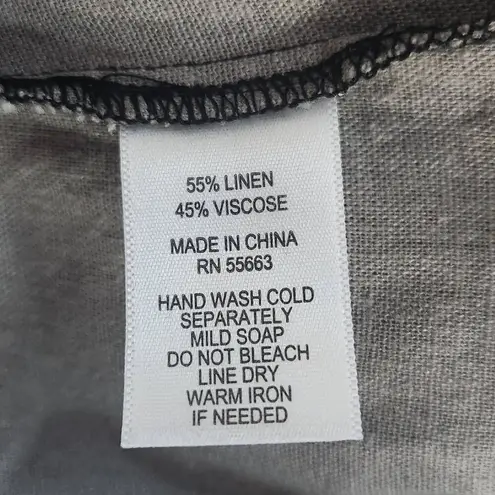 For Cynthia Linen Shift Dress Size Medium Linen Colorblock Dress