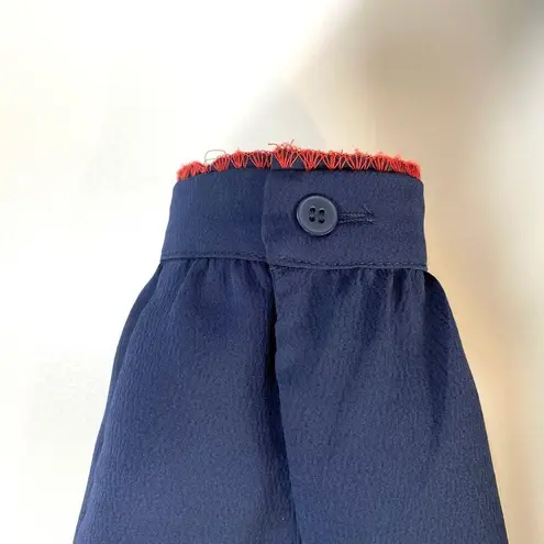 Hatch The Emmauelle Crepe Jumpsuit Maternity Navy Blue Size XS