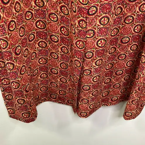 Vintage Sarah Elizabeth Womens Maxi Dress 90s Y2K Boho Summer Size 12 Earthy Pink