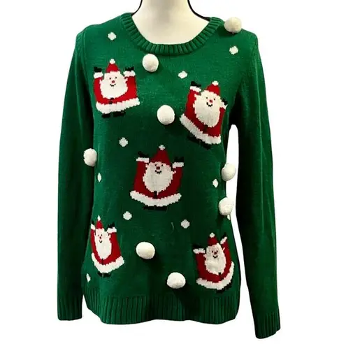 Carolyn Taylor Woman's Santa Christmas Sweater Size M