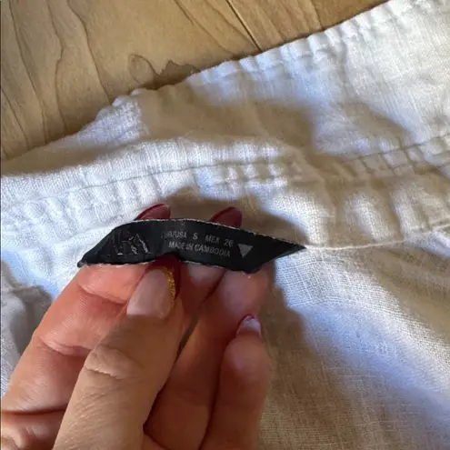 ZARA  Cream Button-Down Shirt