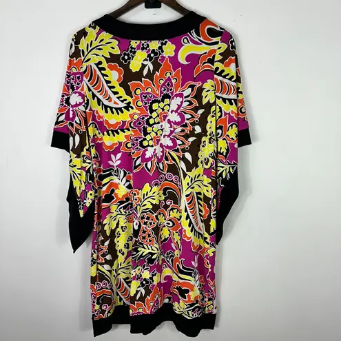 Ronni Nicole Dress 12 Multicolor Paisley Print Boho Retro Y2K Festival Dopamine