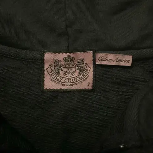 Juicy Couture  y2k dark grey hoodie