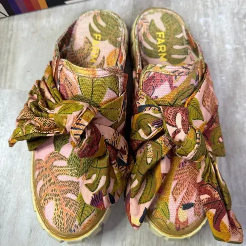 Farm Rio Summer Dream Sneaker Mules Size 8