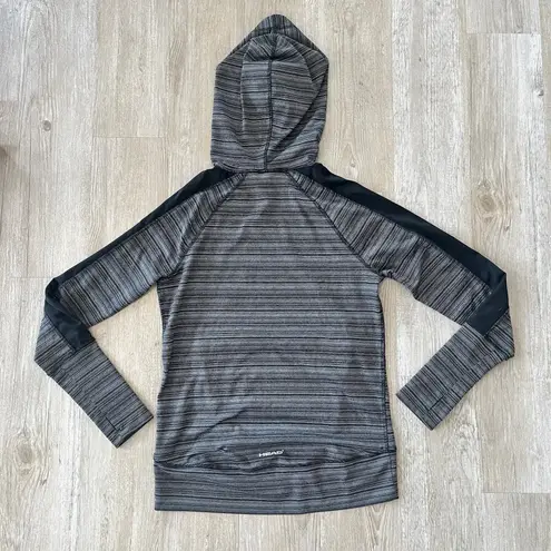 Head Womens Black Stripe Hoodie - XS