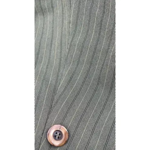 Vintage Sweet Suit Women’s Sz 12 Dress Jacket Tan Brown City Brown Button Green