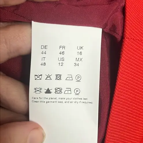 Hugo Boss BOSS “Joleara” Virgin Wool Blend Cropped Tuxedo Jacket