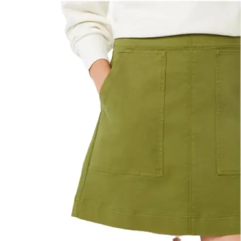 Free Assembly Women's Patch Pocket Mini Skirt Size 16 NWT Green