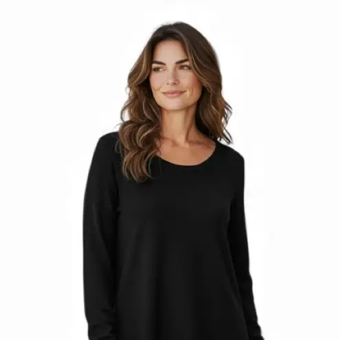 SUNCOO Paris Black Long Sleeve Sweater Top Size TO XS Size M